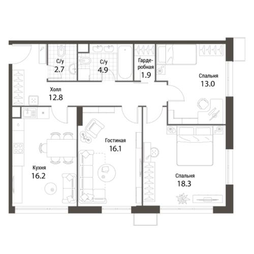 Жилой остров «Nagatino i-Land» в районе ЮАО от официального застройщика Группа «Эталон» | Naydikvartiru.ru