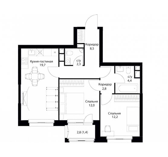 ЖК «Огни» в районе ЗАО от официального застройщика «ДОНСТРОЙ» | Naydikvartiru.ru