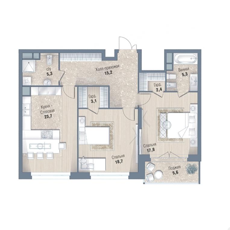 ЖК «Дом на Тишинке» в районе ЦАО от официального застройщика ДОНСТРОЙ. Актуальные цены на МАЙ 2020 | Naydikvartiru.ru | Naydikvartiru.ru